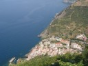 Riomaggiore vista dal santuario di Montenero